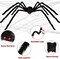 Halloween Giant Spider Decorations, 3 Pack 79", 59", 35" Realistic Large Scary Spider, Fake Hairy Spider for Halloween Indoor Outdoor Yard Home Party Decorations
